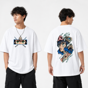 Inosuke Hashibira "Beast Breathing" Oversized Graphic Tee