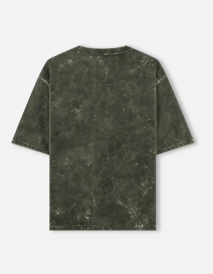 "Vintage Slate" Unisex Acid Washed Oversized Tee