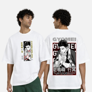 Gyomei Himejima Stone Hashira Premium Oversized Graphic T-Shirt