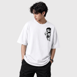 Demon Slayer Squad Peek & Beast Mode Oversized Tee