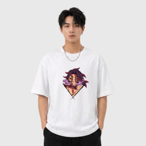 Kokushibo Moon Breathing Oversized Graphic Tee