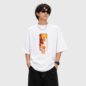Kyojuro Rengoku Flame Hashira Heavyweight Oversized Tee