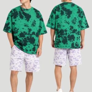 Forest Shadow Premium Unisex Tie Dye Oversized T-Shirt