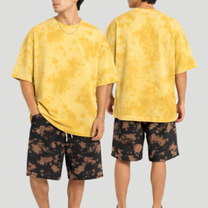 Amber Haze Oversized Graphic Unisex Tie Dye Oversized T-Shirt